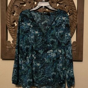 Flowy sheer swim cover.